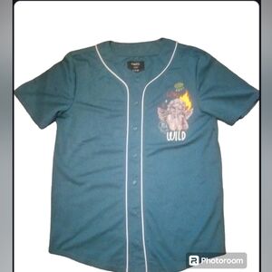 Rue 21 Angel Women's Button Up Jersey SIZE XL